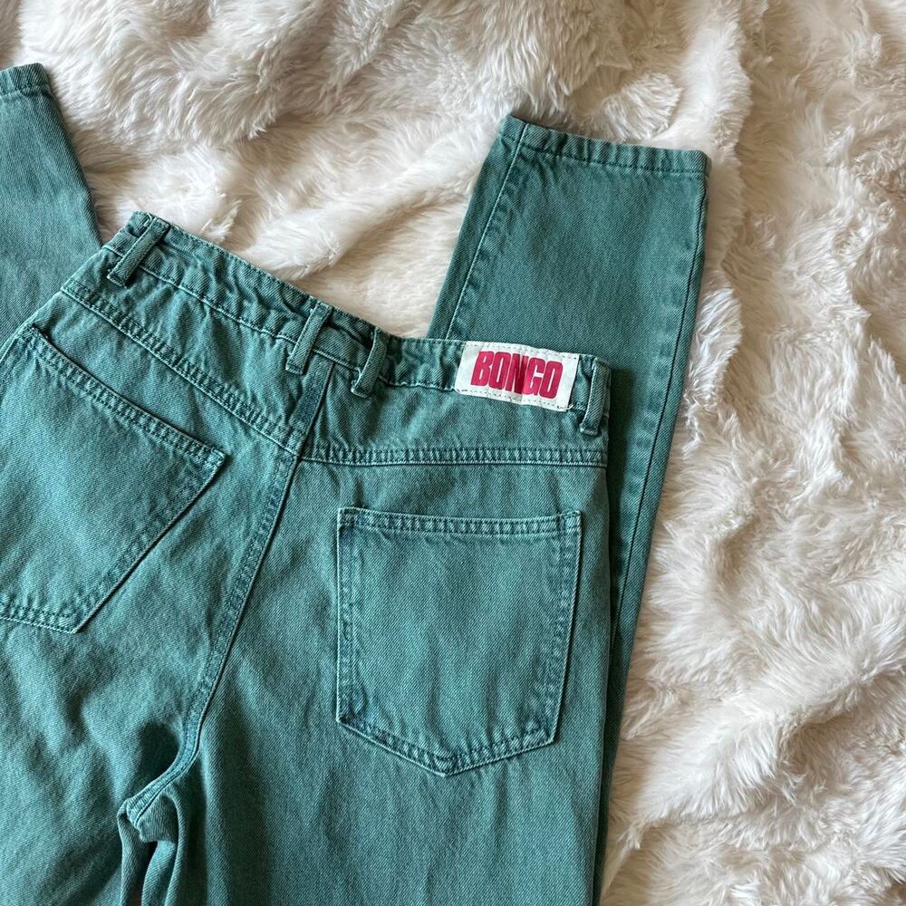 Bongo Women's Green and Blue Jeans